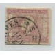 ARGENTINA 1862 GJ 21k CABECITA ESTAMPILLA CON VARIEDAD DOBLE IMPRESIÓN PARCIAL, DE RARO COLOR U$ 100